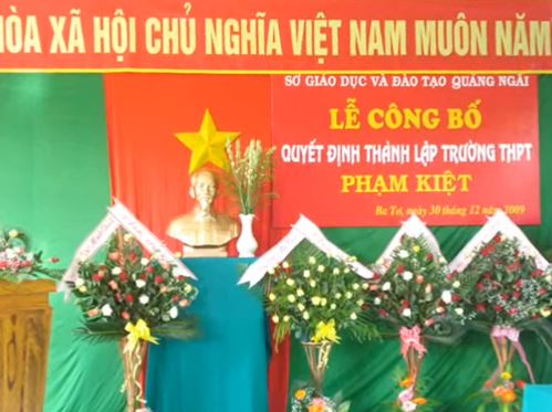 Lễ công bố quyết định thành lập Trường Ok365vip Phạm Kiệt