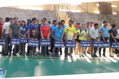 Khai mạc Giải cầu lông cán bộ, Ok365 ngành Giáo dục – năm 2019