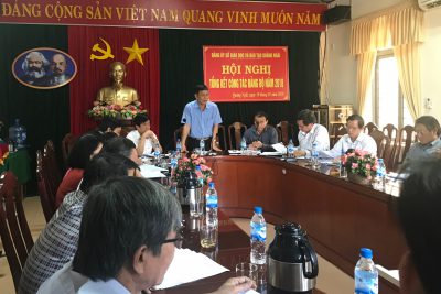 Hội nghị Tổng kết công tác Đảng Sở Giáo dục và Đào tạo năm 2018