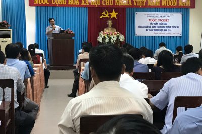 Hội nghị tập huấn triển khai văn bản luật và công tác Ok365cc vip thiên tai năm 2019