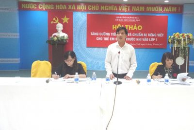 Ok365pp com: Hội thảo tăng cường tiếng Việt cho trẻ 5 tuổi trước khi vào lớp 1
