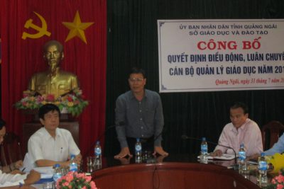 Công bố quyết định điều động, luân chuyển cán bộ quản lý Ok365a com năm 2018