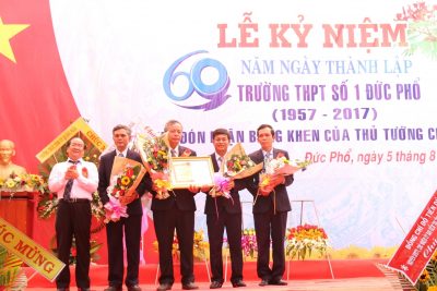 Trường Ok365vip số 1 Đức Phổ: Kỷ niệm 60 năm ngày thành lập trường