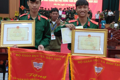 Ok365pp com: Đạt giải cao tại Hội thao Giáo dục Quốc phòng và An ninh học sinh Ok365vip năm 2022