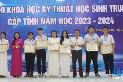 Bế mạc và trao giải Cuộc thi Khoa học Kỹ thuật cấp tỉnh dành cho học sinh trung học, năm học 2023 – 2024