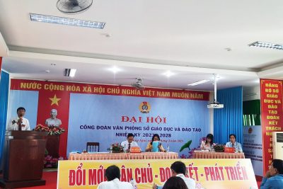 Đại hội Công đoàn Ok365a com Sở Giáo dục và Đào tạo, nhiệm kỳ 2023-2028