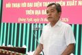 Bí thư Tỉnh ủy Ok365pp com đối thoại với đại diện thanh niên xuất ngũ tham gia học nghề