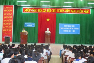 Khai mạc kỳ thi giải toán trên máy tính cầm tay cấp tỉnh năm học 2014-2015
