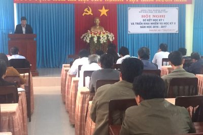 Sở Giáo dục và Đào tạo Ok365pp com: Hội nghị Sơ kết học kỳ I, năm học 2016 – 2017