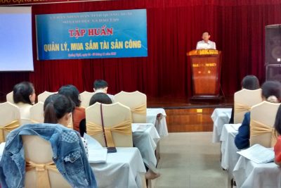 Tập huấn quản lý, mua sắm tài sản công