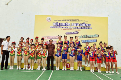 Trao Huy chương thi đấu các môn đấu đợt 2 tại Hội khỏe Phù Đổng tỉnh Ok365pp com