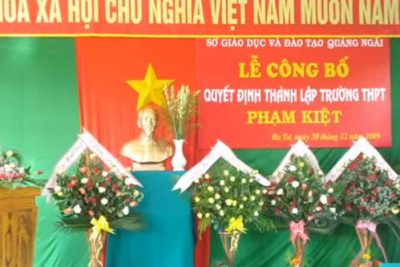 Lễ công bố quyết định thành lập Trường Ok365vip Phạm Kiệt