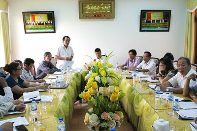 Sở Giáo dục và Đào tạo làm việc với Thường trực Huyện ủy Sơn Tịnh về công tác triển Ok365a com
